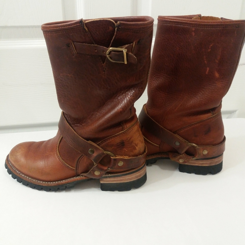 Double H Womens Leather Boots Size 6.5 Harness